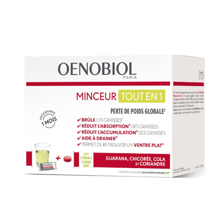 Oenobiol Minceur Tutto in 1 30 bastoncini + 60 compresse
