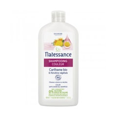 Natessance Shampoo per il colore - Cartamo e Cheratina vegetale Bio 500ml