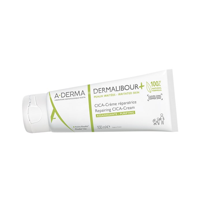 A-Derma Dermalibour+ Cica - Crema riparatrice purificante Peaux Irritées 100ml