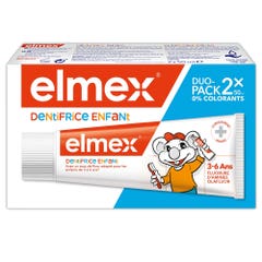 Elmex Dentifricio per bambini 3-6 anni 2x50ml