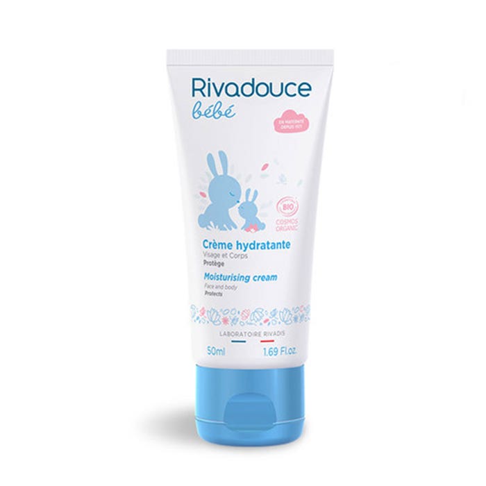 Rivadouce Bébé Crema Idratante Biologica 50ml Per Pelle Delicata - Foto 12