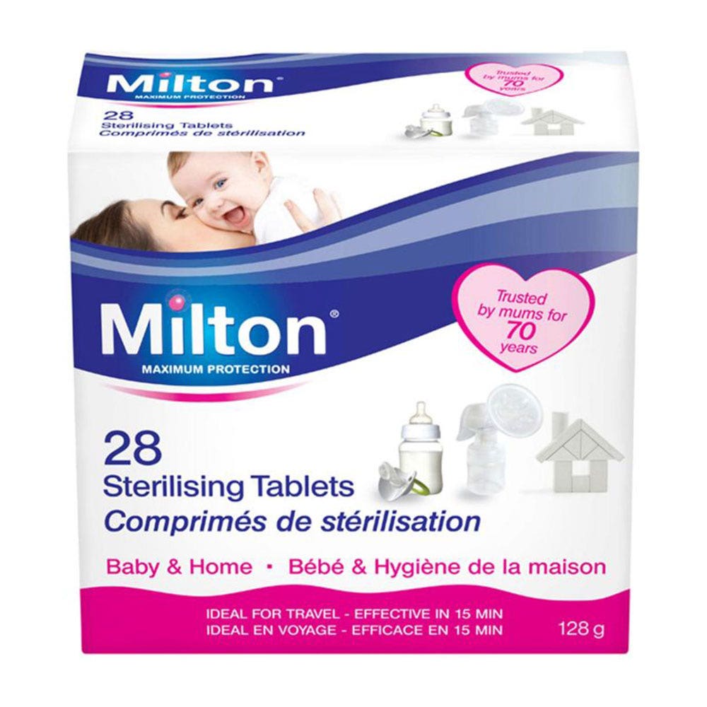 Milton Sterilizzatore Ad Acqua Fredda Da 5 Litri – Capiente Per 6 Biberon – Con Coperchio E Maniglia Di Bloccaggio