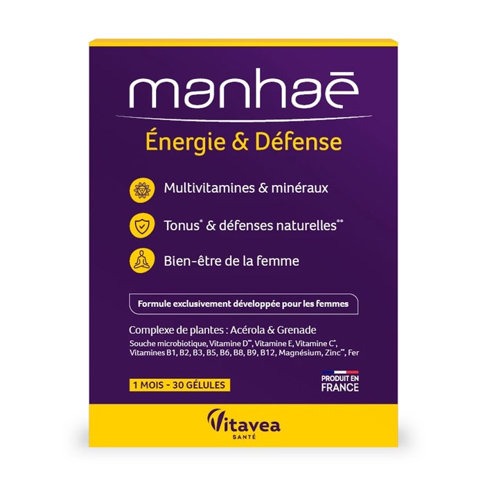 Energia e difesa 30 capsule Manhaé