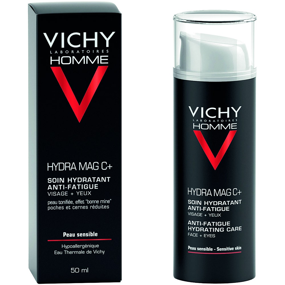 Vichy Uomo Trattamento idratante anti-fatica Hydramag per pelli sensibili 50 ml