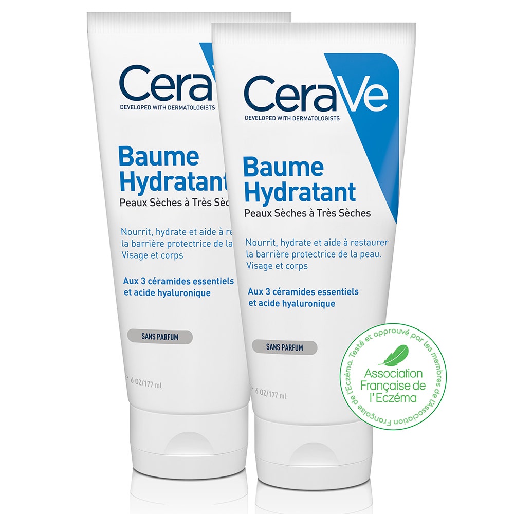 Cerave Body Crema idratante Viso e Corpo Pelle da secca a molto secca 2x177ml
