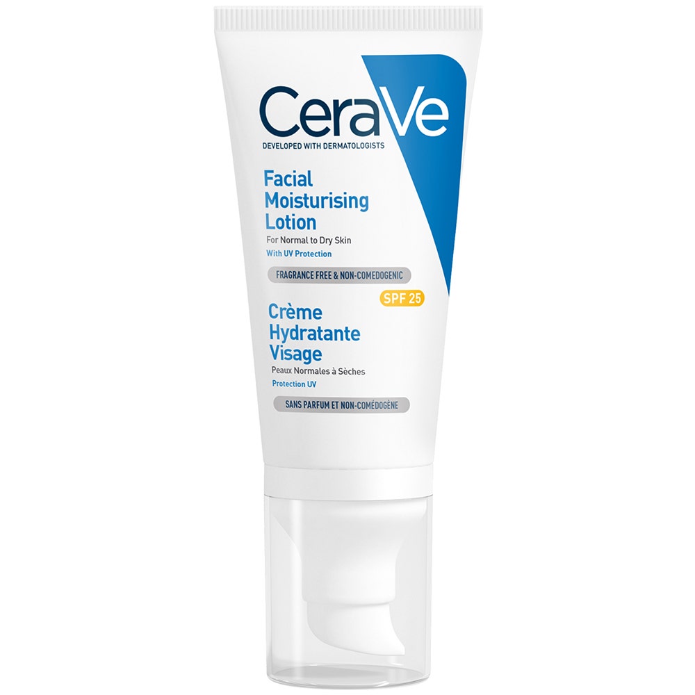 Cerave Face Creme Hydratante Visage Spf25 Peaux Normales A Seches 52ml