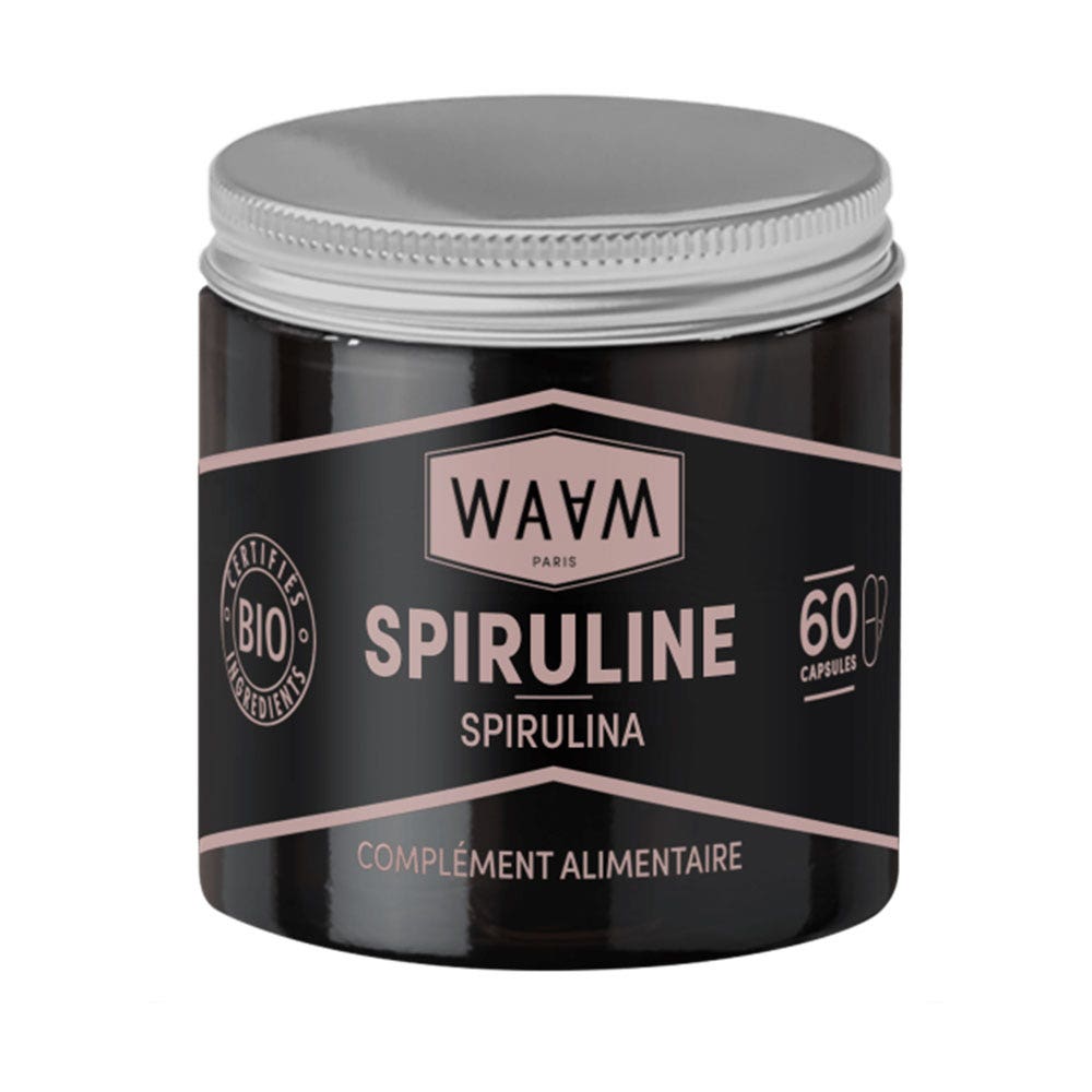 Waam Capsule di spirulina biologica 60 capsule