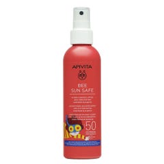 Apivita Bee Sun Safe Lozione Spray Hydra Sun Bambino - Facile Applicazione SPF50 200ml