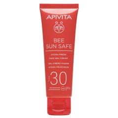Apivita Bee Sun Safe Crema Gel Viso Hydra Fresh SPF30 50ml