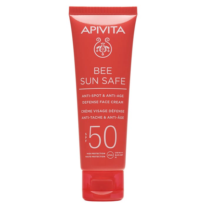 Apivita Bee Sun Safe Crema Viso Anti-Macchia e Anti-Età SPF50 50ml