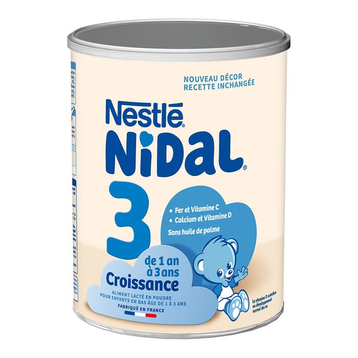 Latte in polvere 3 Crescita 800g Nidal 1-3 anni Nestlé