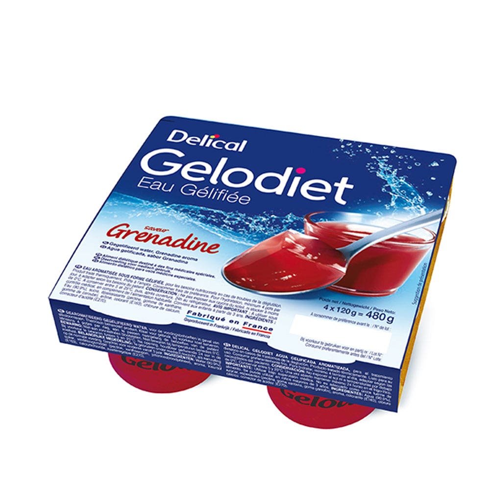 Delical Gelodiet Acqua gelificata 4x120g