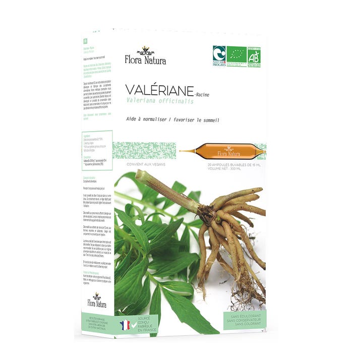 Valeriana biologica 20 fiale Sonno Flora Natura