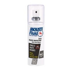 Moustifluid Spray antizanzare ad alta protezione Zona N.A hauts risques Des 2 Ans 100ml