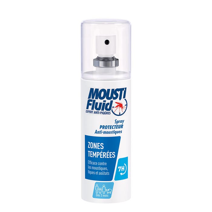 Spray repellente per zanzare 100ml Zone temperate Moustifluid