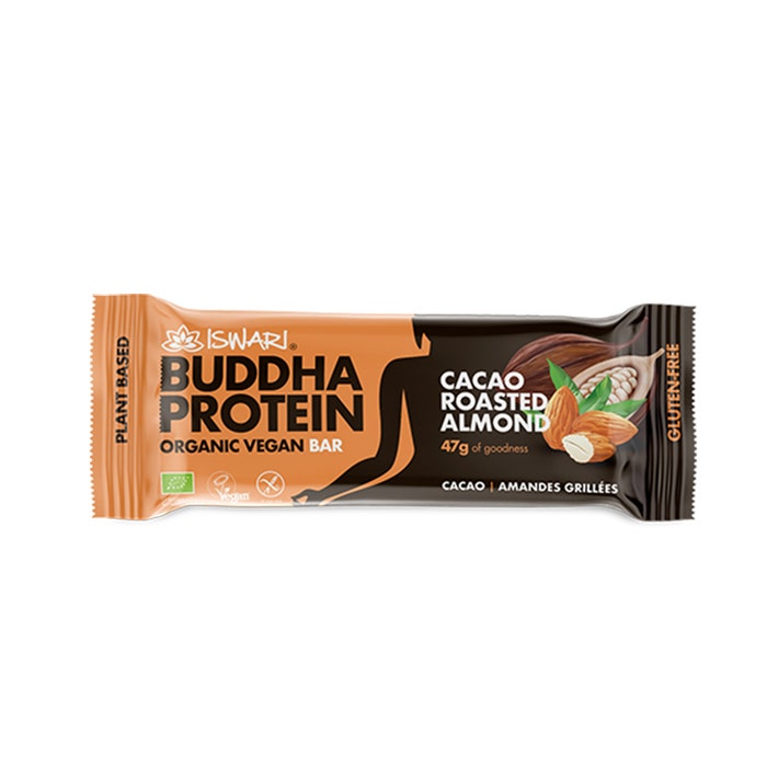 Buddha dell'energia, cacao biologico e guaranà 35g Barre Enérgétique Iswari