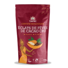 Iswari Cacao Cru Semi di cacao crudi biologici 125g