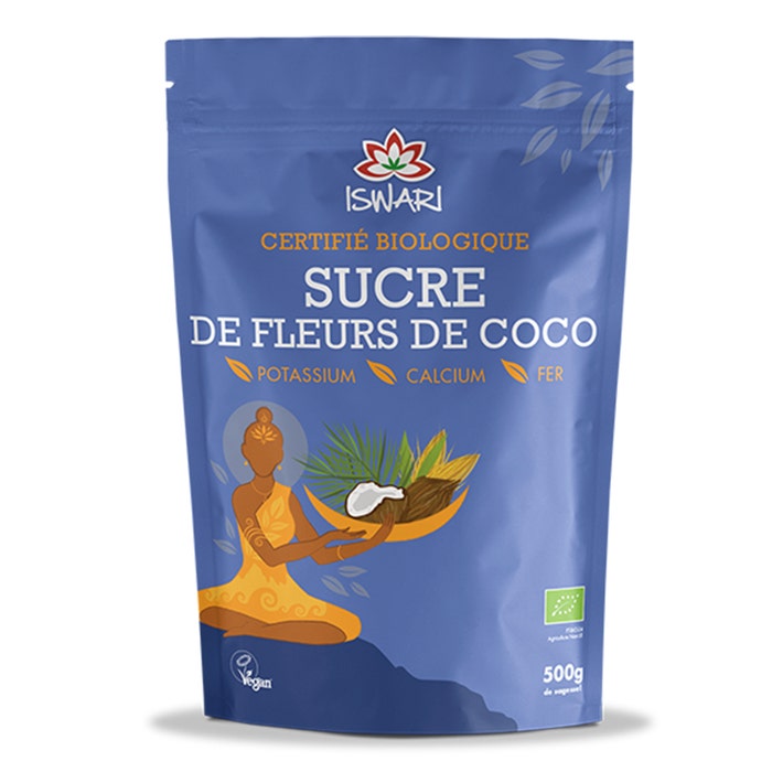 Zucchero di cocco biologico 500g Super Aliment Pur Iswari