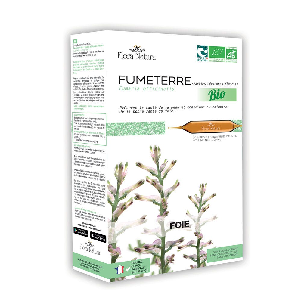Flora Natura Fumaria Bio Benessere del Fegato 20 fiale