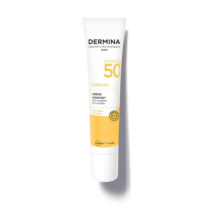 Protezione solare SPF50+ Comfort 40 ml Sunlina Dermina