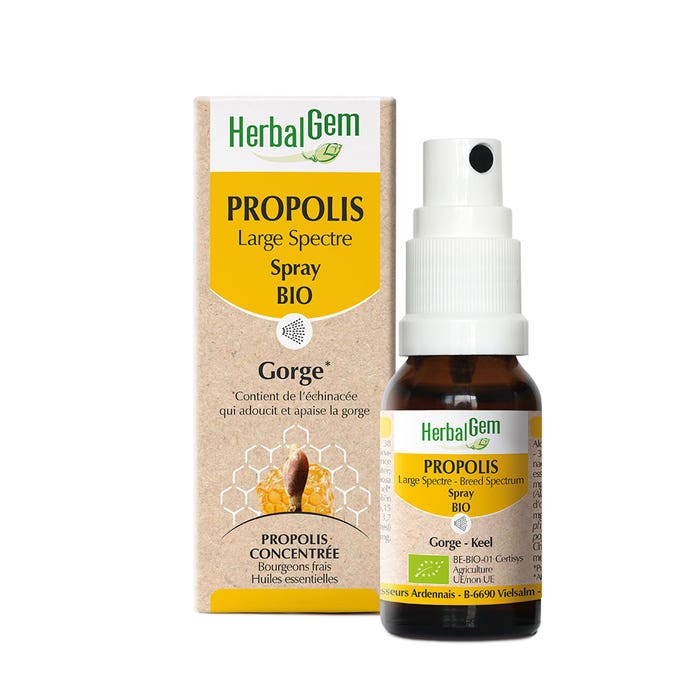 Bio Spray ad ampio spettro 15ml Propolis Herbalgem