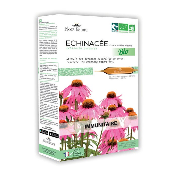 Echinacea biologica 20 fiale Immunità Flora Natura