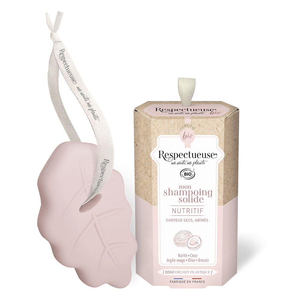 Respectueuse Shampoo solido nutriente biologico profumo naturale al burro di Karité 75g