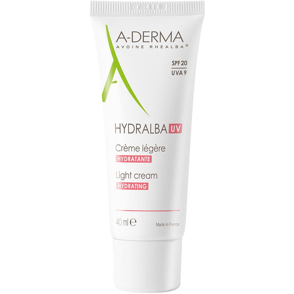 A-Derma Hydralba Crema idratante UV Leggera 40ml