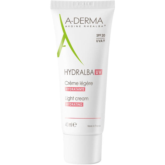 Crema idratante UV Leggera 40ml Hydralba A-Derma