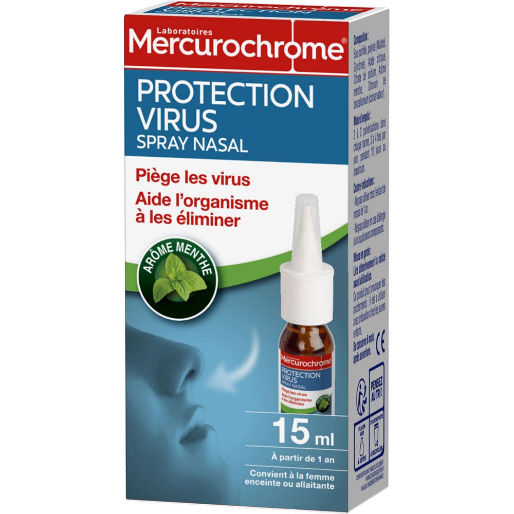 Mercurochrome Spray nasale antivirale 15ml