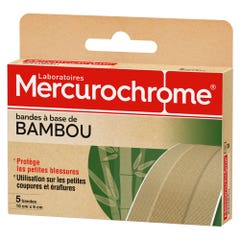 Mercurochrome Bendaggi di bambù 5 unità