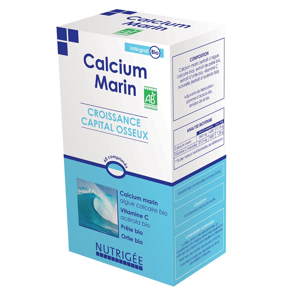 Nutrigée Calcio Marin Bio x 30 compresse