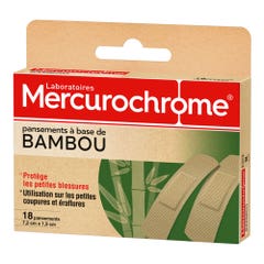Mercurochrome Medicazioni in bambù 18 unità