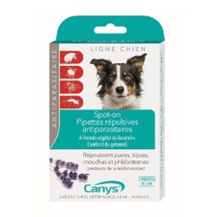 Canys Pipette di repellente Spot-On per cani 3x3ml