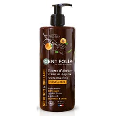 Centifolia Shampooings Shampoo in crema al burro di albicocca/olio di jojoba per capelli secchi 500ml