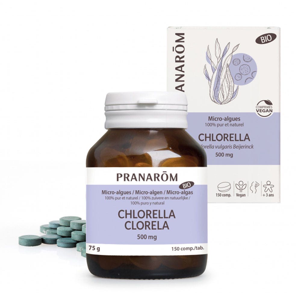 Pranarôm Microalghe CLORELLA BIOLOGICA 150 compresse