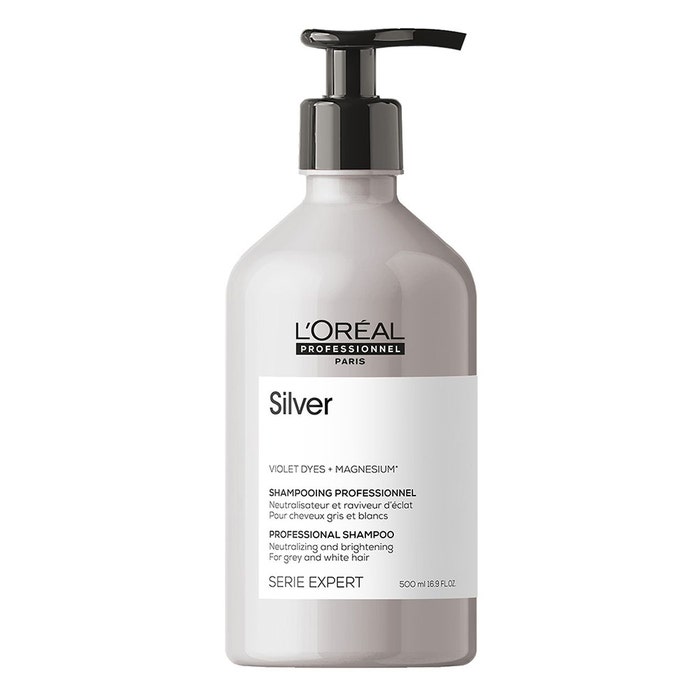 Shampoo sbiancante per Capelli grigi e Le Blanc 500ml Silver L'Oréal Professionnel