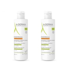 A-Derma Exomega Control Gel Detergente Emolliente Pelle a Tendenza Atopica 2x500ml