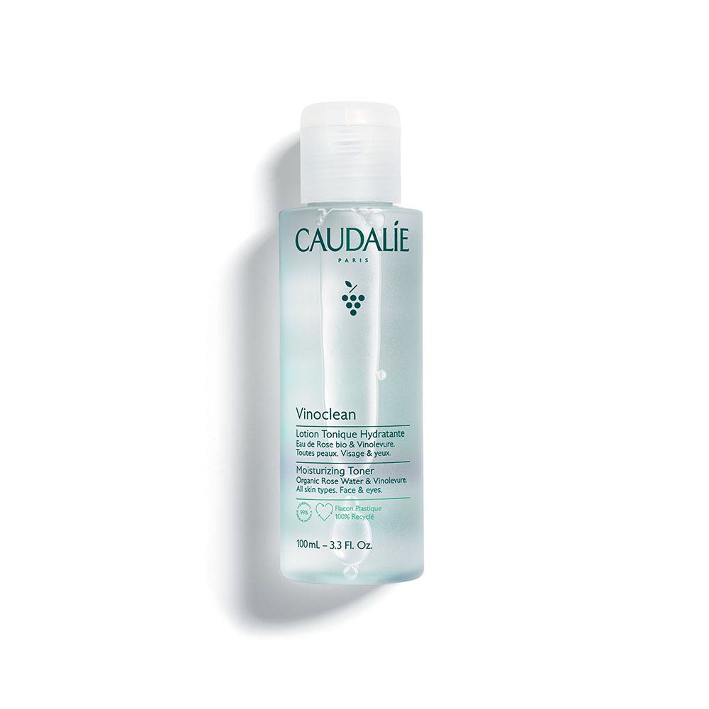 Caudalie Vinoclean Lozione tonica idratante per viso e contorno occhi 100 ml