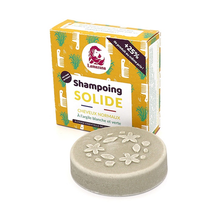 Shampoo Solidea all'Argilla Blanc e Verde con Hea 70g Capelli normali Lamazuna