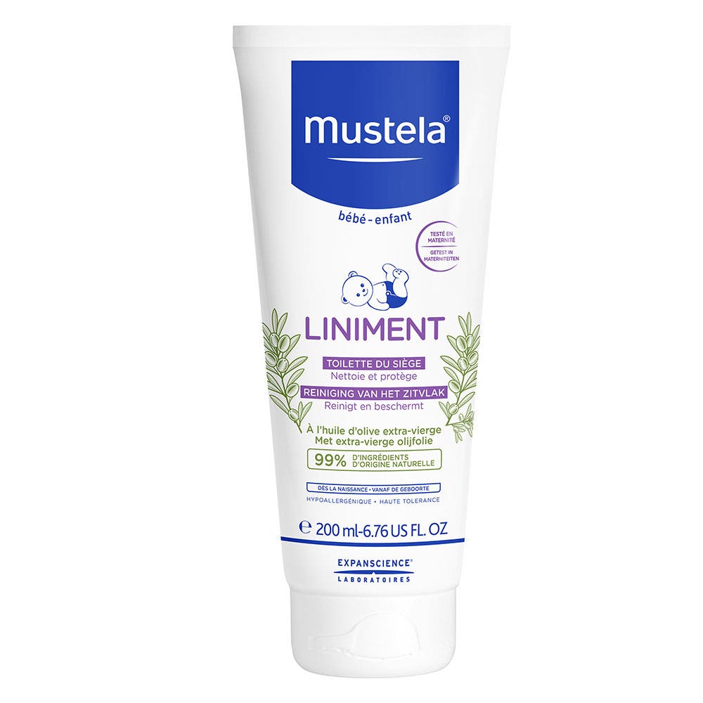 Mustela Linimento con Olio Extra Vergine di Oliva Dalla nascita 200ml