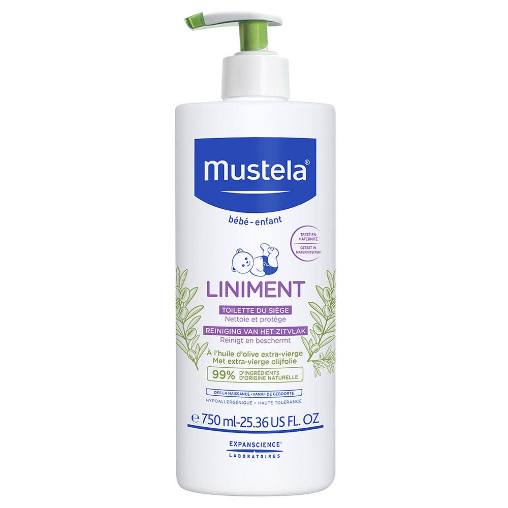 Mustela Linimento con Olio Extra Vergine di Oliva Dalla nascita 750ml