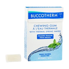 Buccotherm Acqua Termale 20 Gomma da masticare senza zucchero Menta Forte