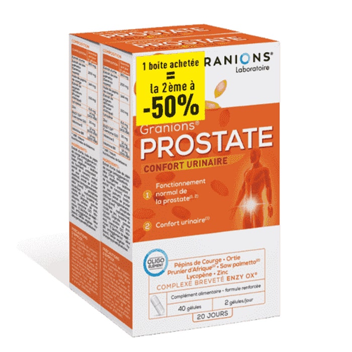 Prostata Comfort urinario 2x40 capsule Granions