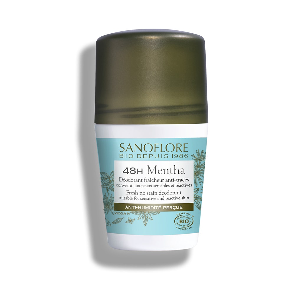 Sanoflore Deodoranti 48h Deodorante biologico Mentha donne e uomini 50ml