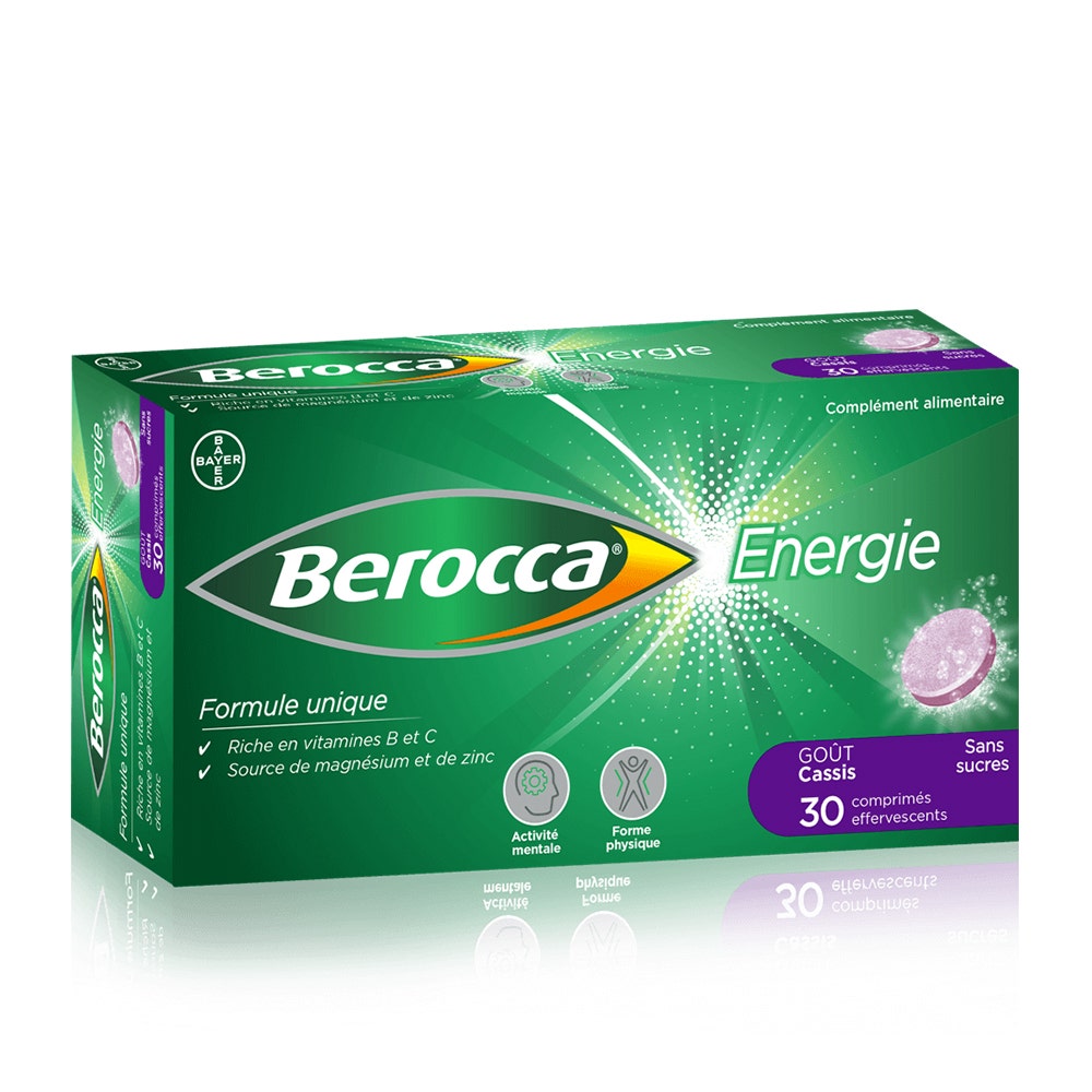 Bayer Berocca Energia aroma di ribes nero 30 Compresse effervescenti