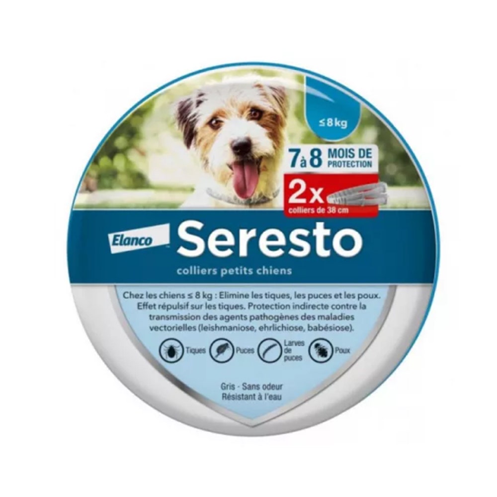 Seresto Collare Antiparassitario Cani Taglia Piccola x2