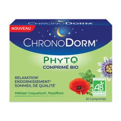 Chronodorm Phyto 3 piante 30 compresse biologiche 30 compresse