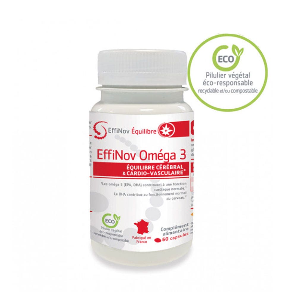 Effinov Nutrition Omega3 Equilibrio cerebrale e cardiovascolare 60 capsule