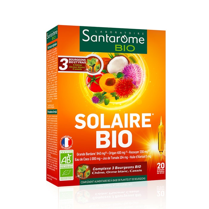 Santarome Solaire Bio 20 fiale da 10ml